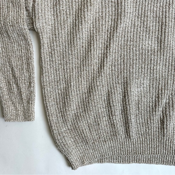 Eddie Bauer Vintage Men’s Oversized Cotton Henley Sweater USA L - Picture 10 of 13